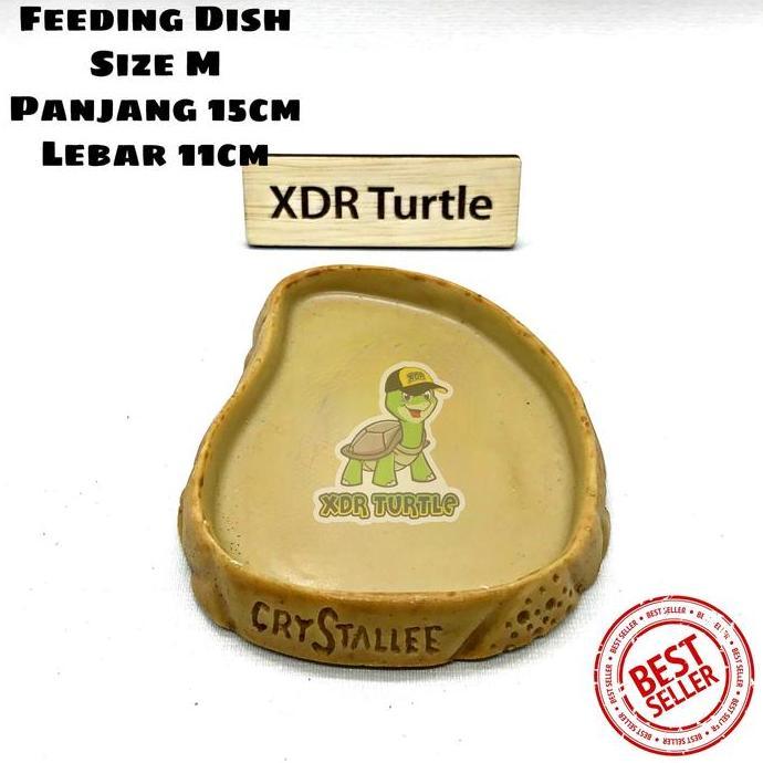 Kenzo- Feeding Dish M Tempat Makan Torto Kura Darat Uana Bearded Dragon