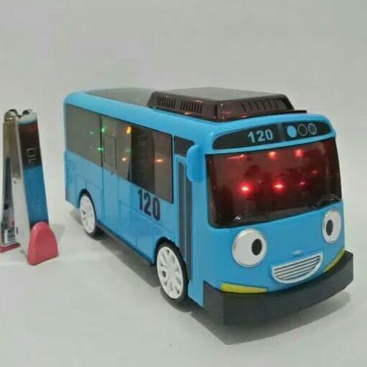 BUS TAYO BIRU / MAINAN BUS TAYO LAMPU