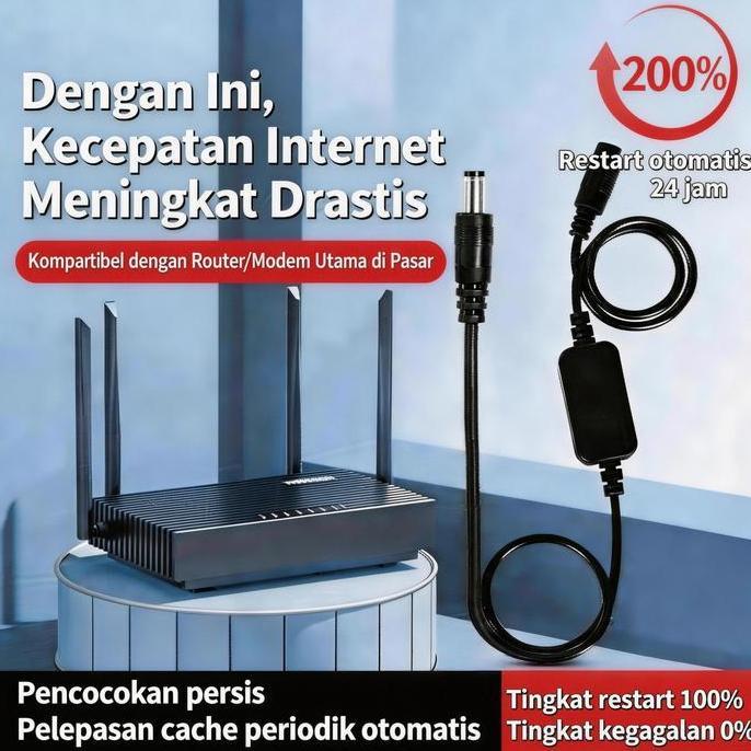 Router kabel restart otomatis wifi 24-hour reboot pengatur waktu penguat sinyall ruter wifi jarak ja