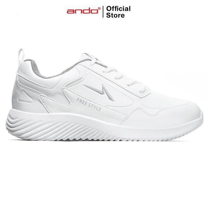 Skoe- Ando Sepatu Sneakers Ehner Pria Desa - Putih