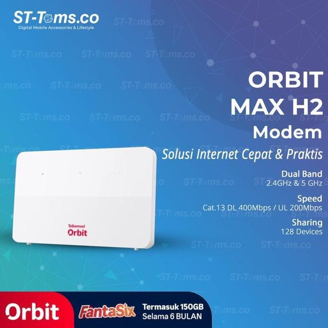 Wettre- Huawei B636 Modem Router Orbit Max H Telkomsel