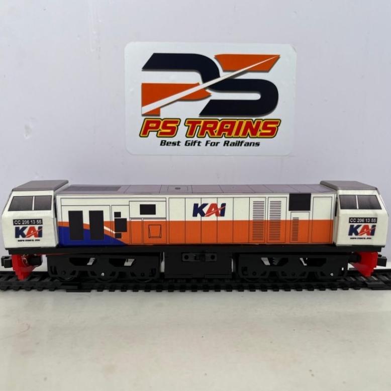 [viral] [ MODE CHARGER ] DOUBLE DINAMO MAINAN LOKOMOTIF KERETA API INDONESIA CC206 KAI NEW GENERATIO