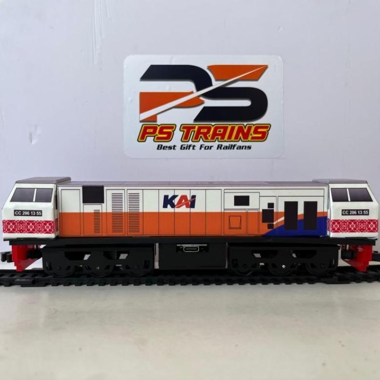 [viral] [ MODE CHARGER ] DOUBLE DINAMO MAINAN LOKOMOTIF KERETA API INDONESIA CC206 G20 NEW GENERATIO