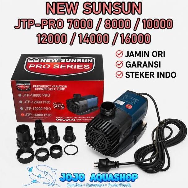 [AQ] AF GARANSI  Sunsun JTP PRO 7000 8000 10000 12000 14000 16000 SNI Liter/Jam Original Pompa Low w