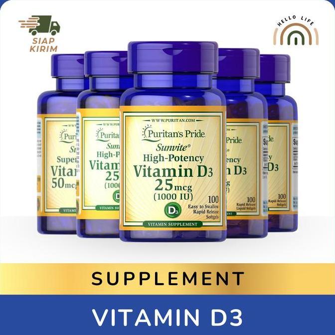 Vitvix- ( Usa) Puritan'S Pride Vitamin D3