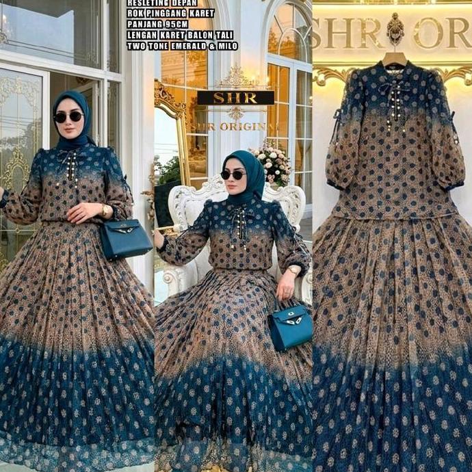 [GB] NEWREADY SETELAN ROK BROKAT ADEM 100%ORI SHR