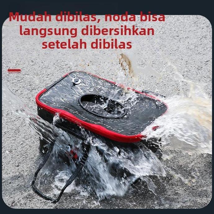 Ember Ikan Tebal Pola 3D Ember Pelempar Ikan Hidup Otomatis Ember Pancing Lipat Eva Keranjang Ikan T