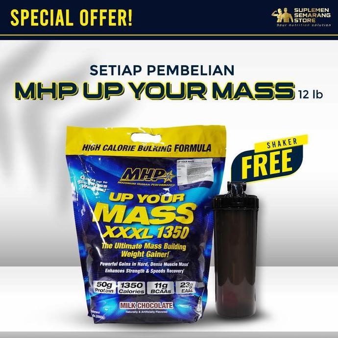MHP up your mass 12lbs gainer BPOM