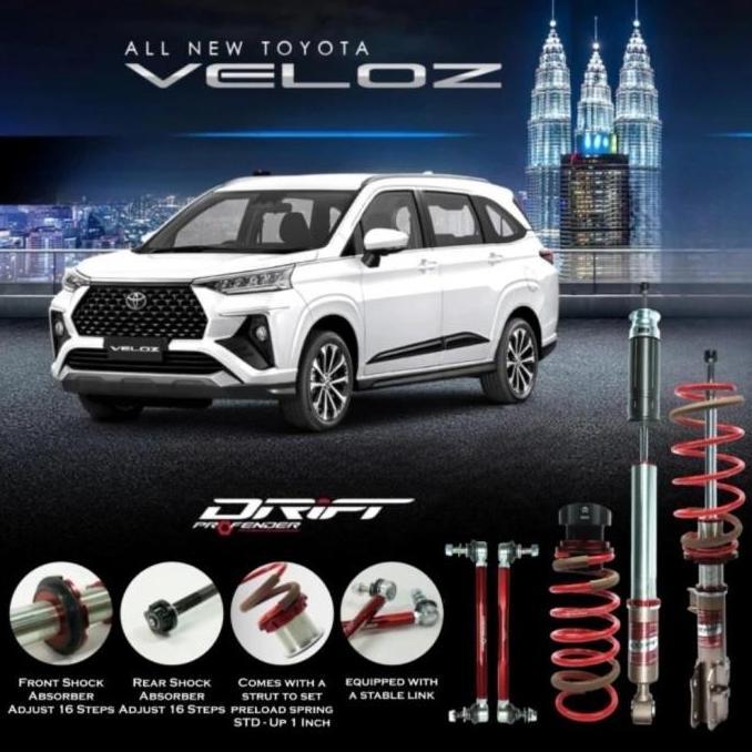 ECHINACEA PROFENDER [DRIFT] Coilover Shockbreaker - TOYOTA ALL NEW AVANZA / ALL NEW XENIA / ALL NEW 