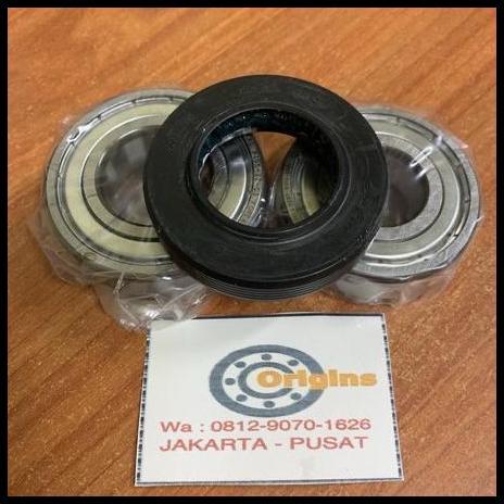 TERLARIS BEARING MESIN CUCI EWF 80743 KOMPLIT SET ORIGINAL SKF EWF80743 