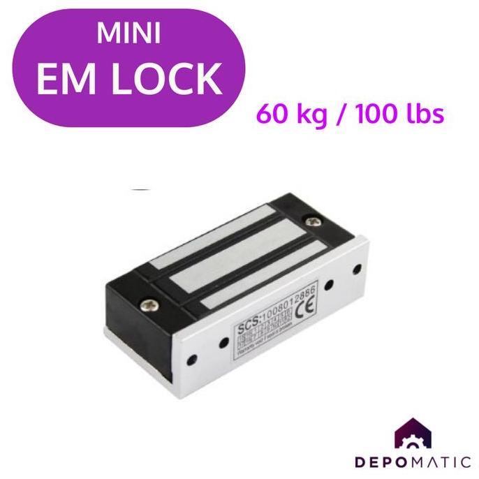 Lock- Em Lock 60Kg 100Lbs Mini Em Lock Access Door Magnetic Door Lock