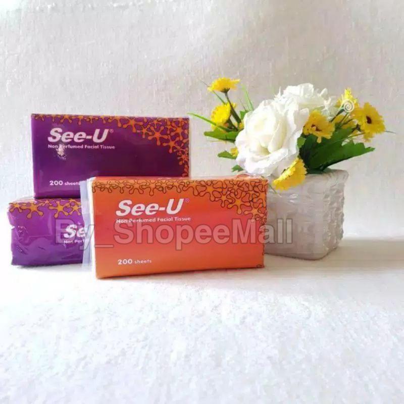 See U Star Facial 200Sheet Tissu Tisu Tissue Murah Acwmart Agen  Distributor Tisu Muka