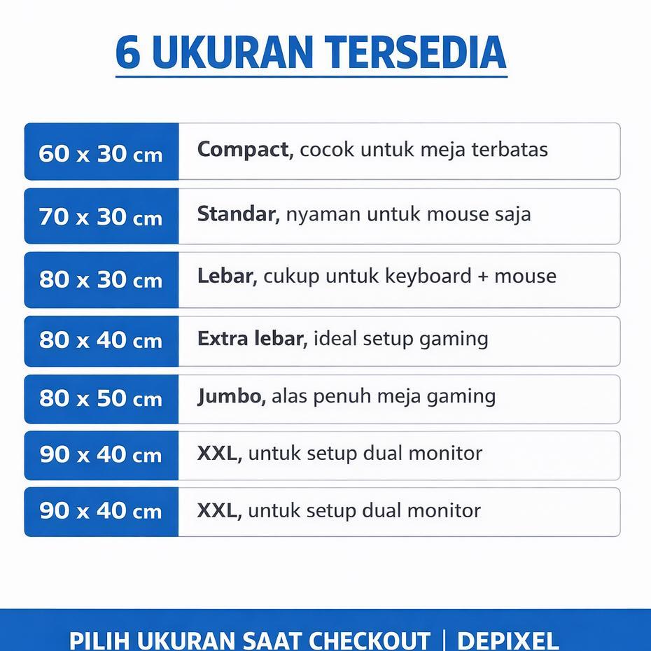 Mouse Pad Gaming Anti Slip Deskmat Xl 60X30 80X40 90X40 Cm Alas Meja Keyboard Mousepad