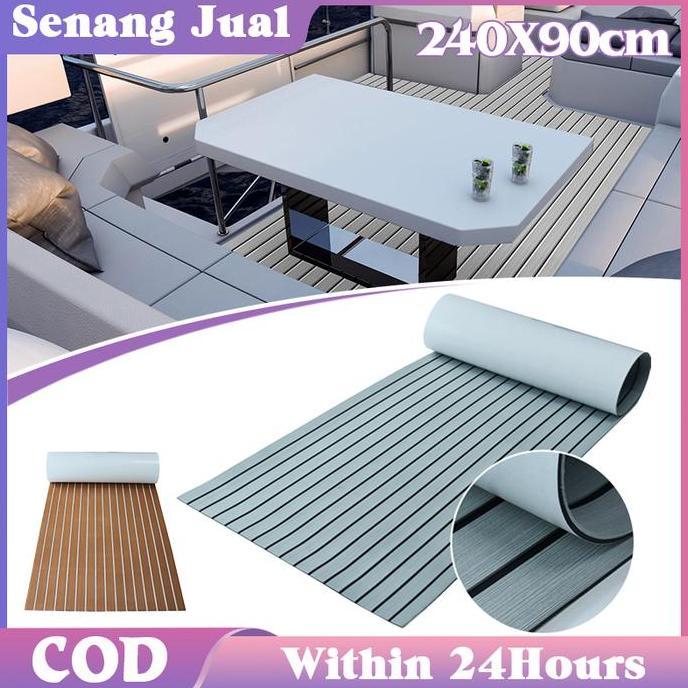 MABUROO 240X90CM Marine Boat Flooring Matras Anti Selip Eva Laut Karpet Kapal Flooring Outdoor