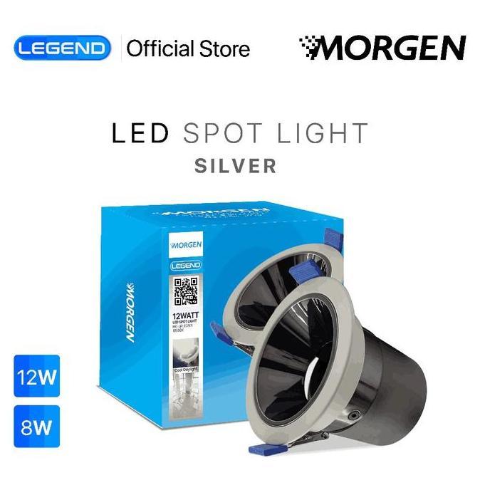 MORGEN - DOWNLIGHT LED SPOTLIGHT METAL MORGEN LEGEND SERIES 12W / Antiglare Morgen / Downlight Antig