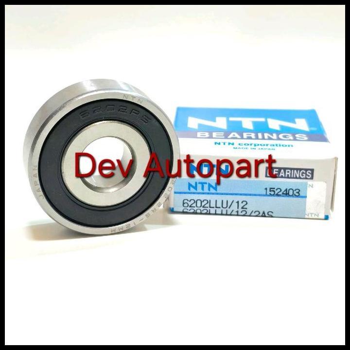 DISKON BEARING 6202 LLU 12MM NTN TUTUP KARET !!!