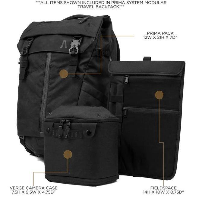 Boundary Supply Primary System ( Backpack + Laptop Sleeve + Cam Case )