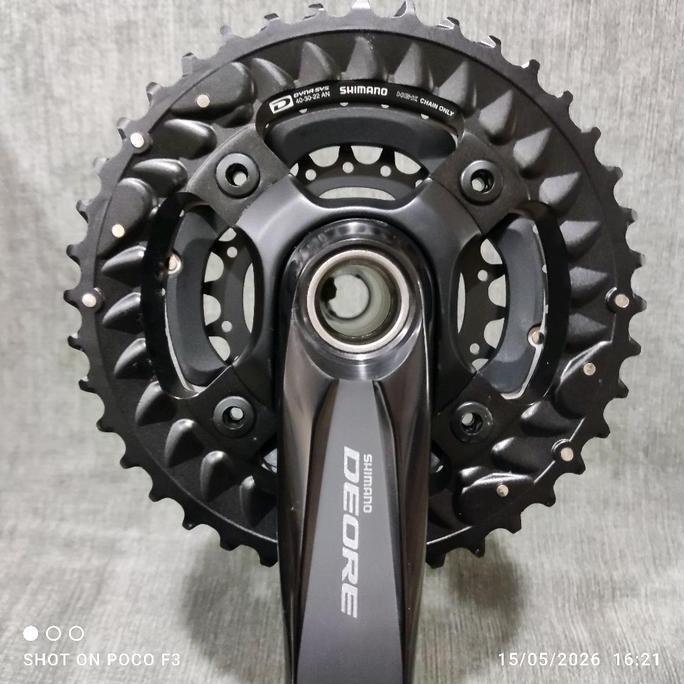 Ready Crank Deore M6000 Shimano 3x10 speed Non Cod