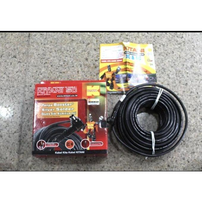 Younet- Kitani Kabel Antena Kitani 20 M Kabel Tv Kitani 20 Meter