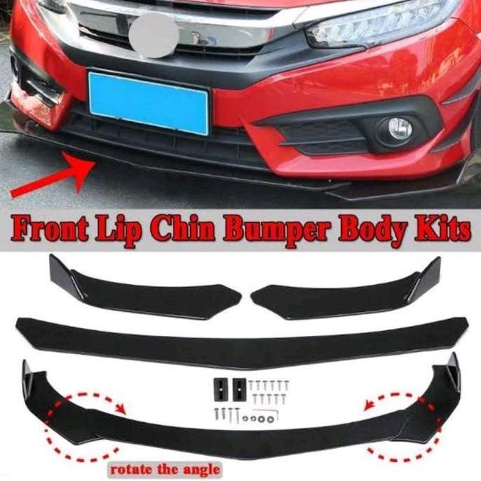 Promo, Lips Winglet Bumper Depan Universal Cocok Untuk Sigra,Calya Brio Avanza Xenia Vios123 Dll