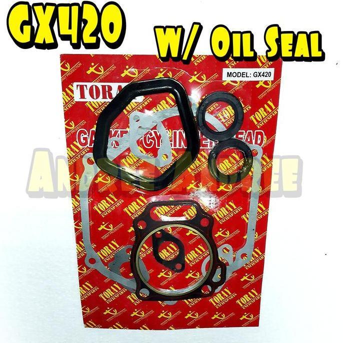------] Paking Komplit Gasket Cylinder Set Honda RRT GX420 GX-420 GX 420