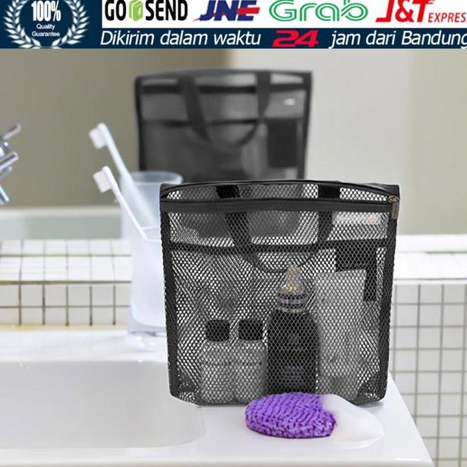 ZANLOZ Pouch Bag Alat Mandi Bahan Jaring/Tas Serbaguna Organizer Pria Wanita