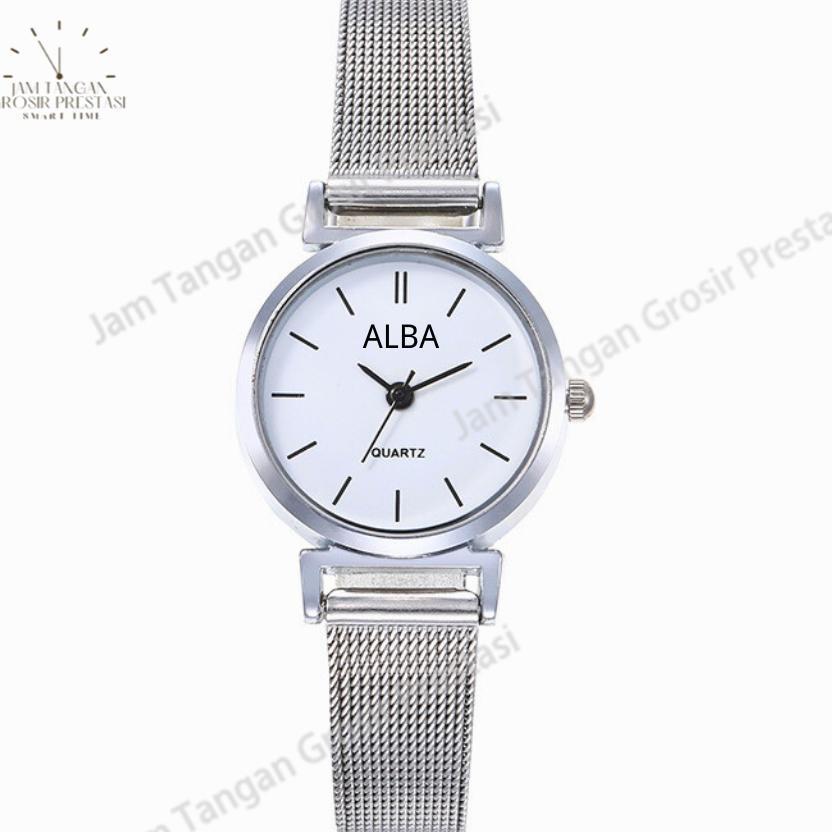 Recommended Jam Tangan Stainless Steel Gaya Untuk Wanita Analog / Jam Tangan Stainless Steel Kecil A