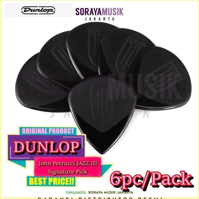 Bebasaja - Dunlop Guitar Pick Set 6Pc John Petrucci Signature Pick. Jim Dunlop 427 John Petrucci Sig