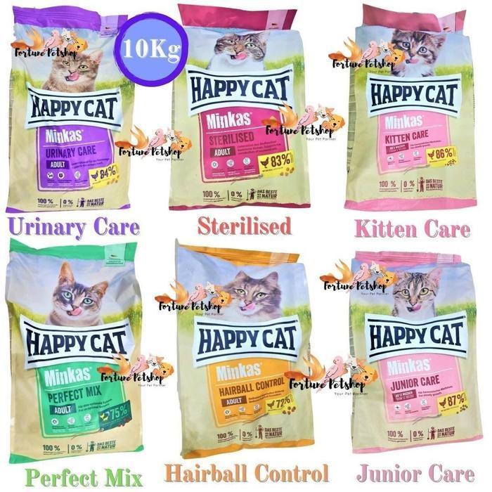 HARGA SAHABAT - Happy Cat Kitten / Happy Cat Perfect Mix / Happy Cat Urinary 10Kg