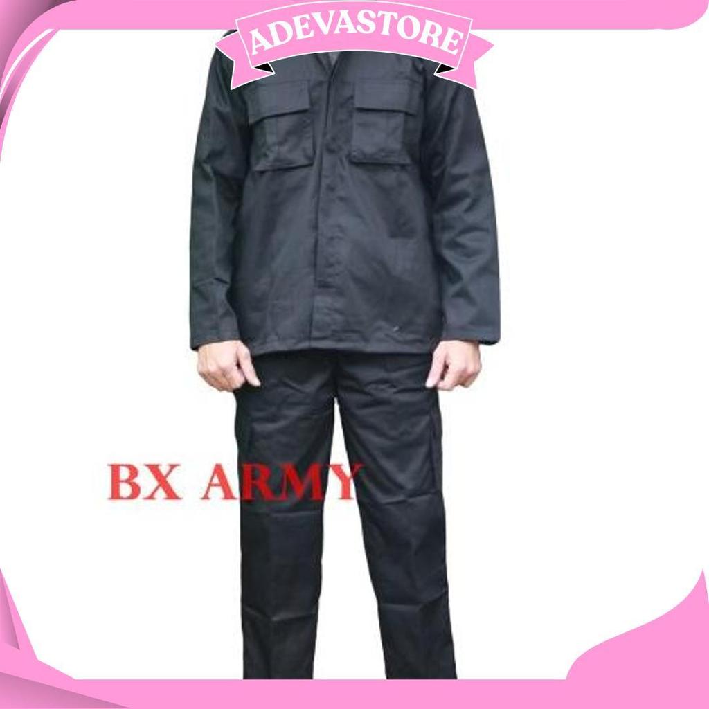 Seragam pdl security Baju PDL satpam  + atribut lengkap grosir murah COD BX Cod