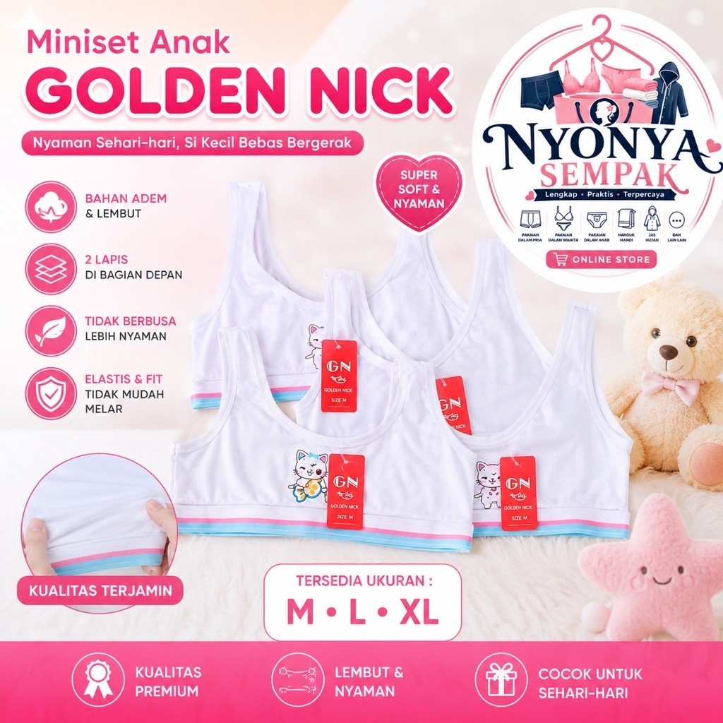 Miniset Remaja Golden Nick GN 361