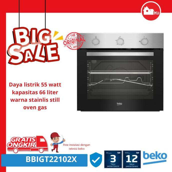 BEKO Oven Tanam Gas BBIGT22102X BIGT22102X