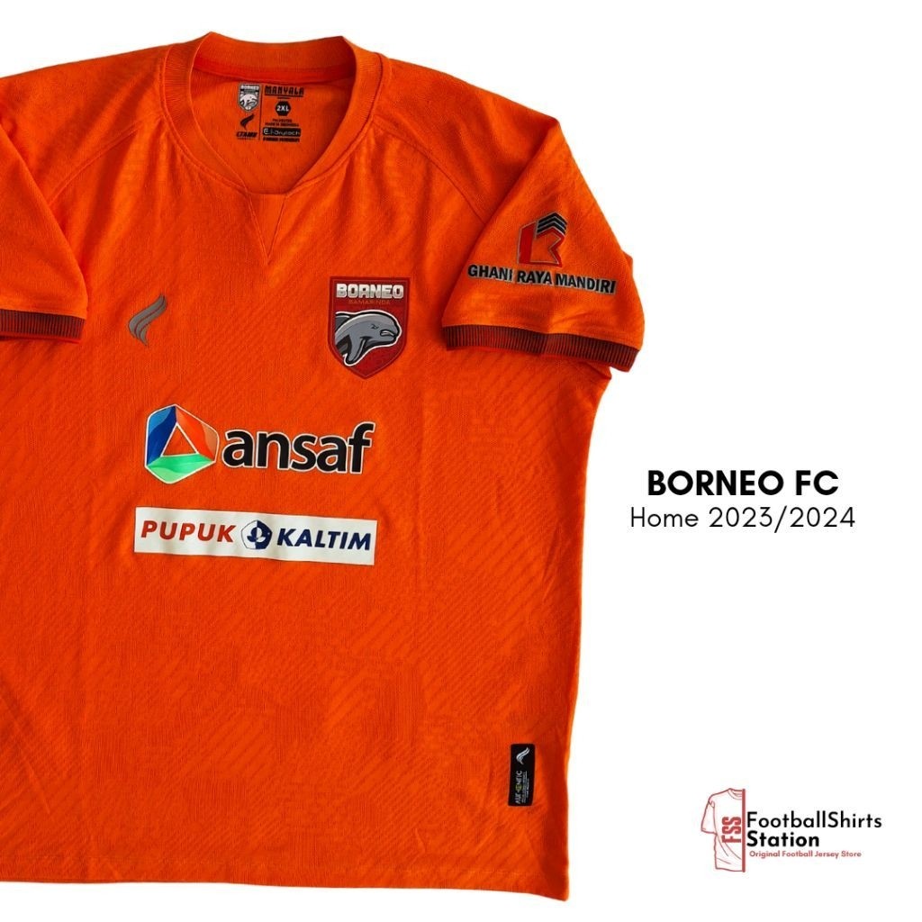 Jersey Borneo FC Home 2023/2024 Player Issue Size XXL Original Etams