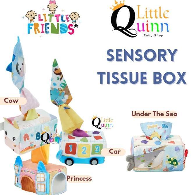 Allthebest- Little Friends Sensory Tissue Box - Mainan Sensory anak