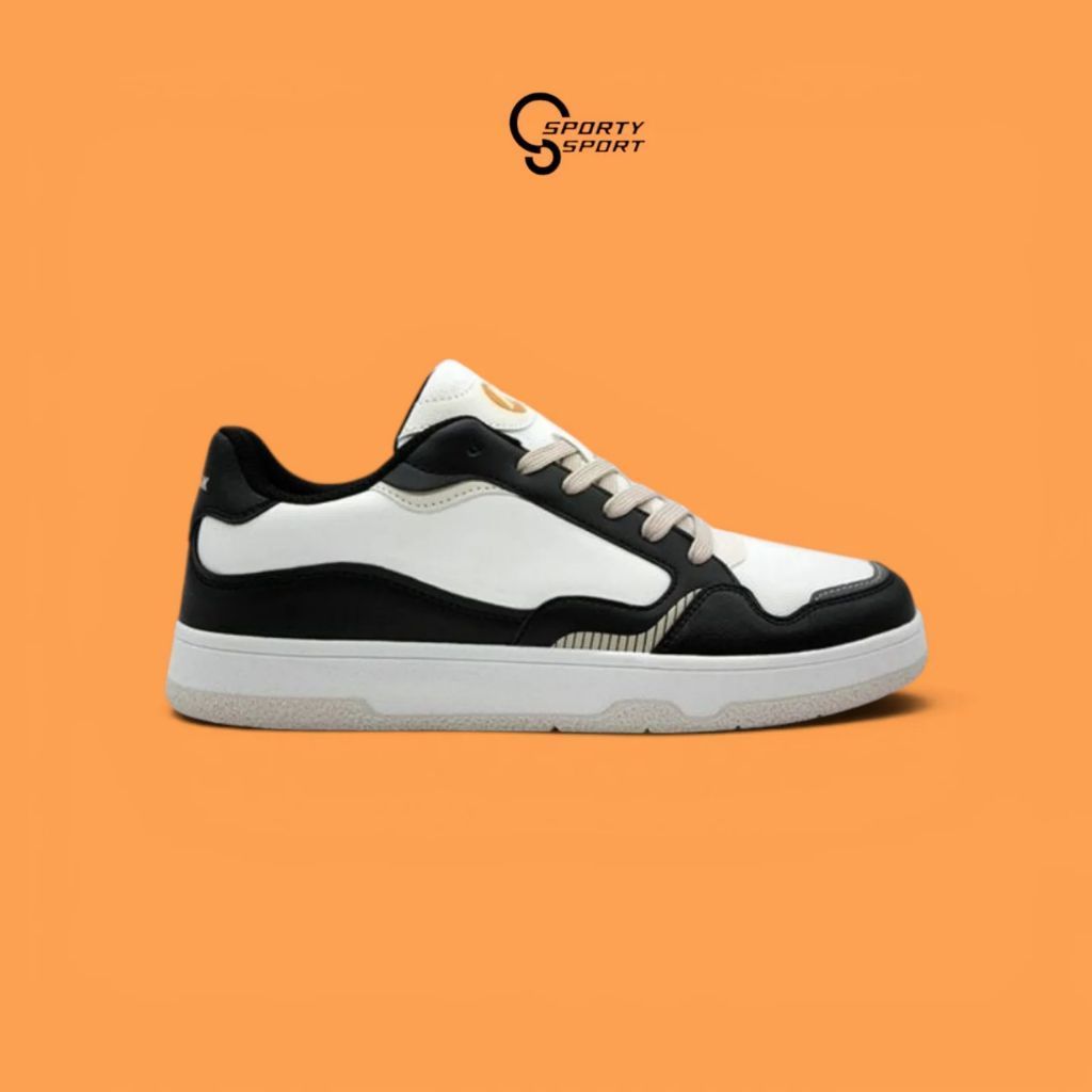 SEPATU SNEAKERS PRIA AIRWALK EPPA WHITE BLACK