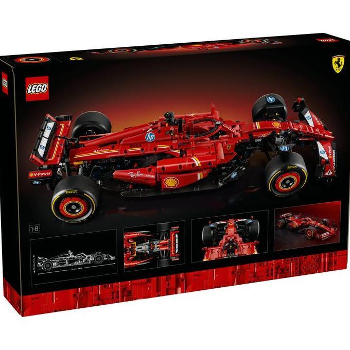 Toys- Lego Technic 42207 Ferrari Sf-24 F1 Car (1,361 Pieces) Mainan Susunan Balok (18 Tahun+)