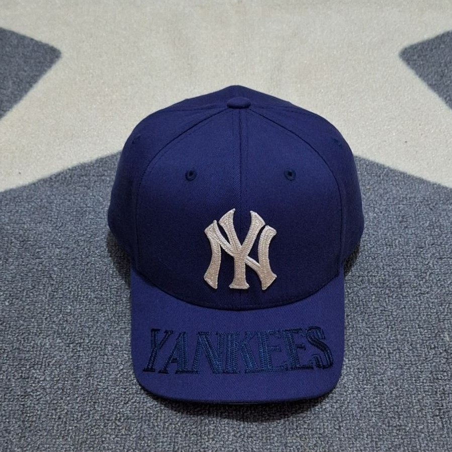 topi builup mlb yankees navy second original