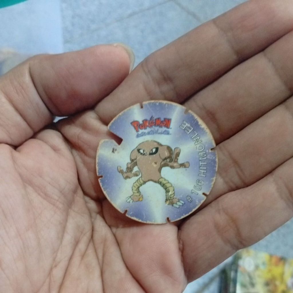 Tazos Hitmonlee Pokemon Spin