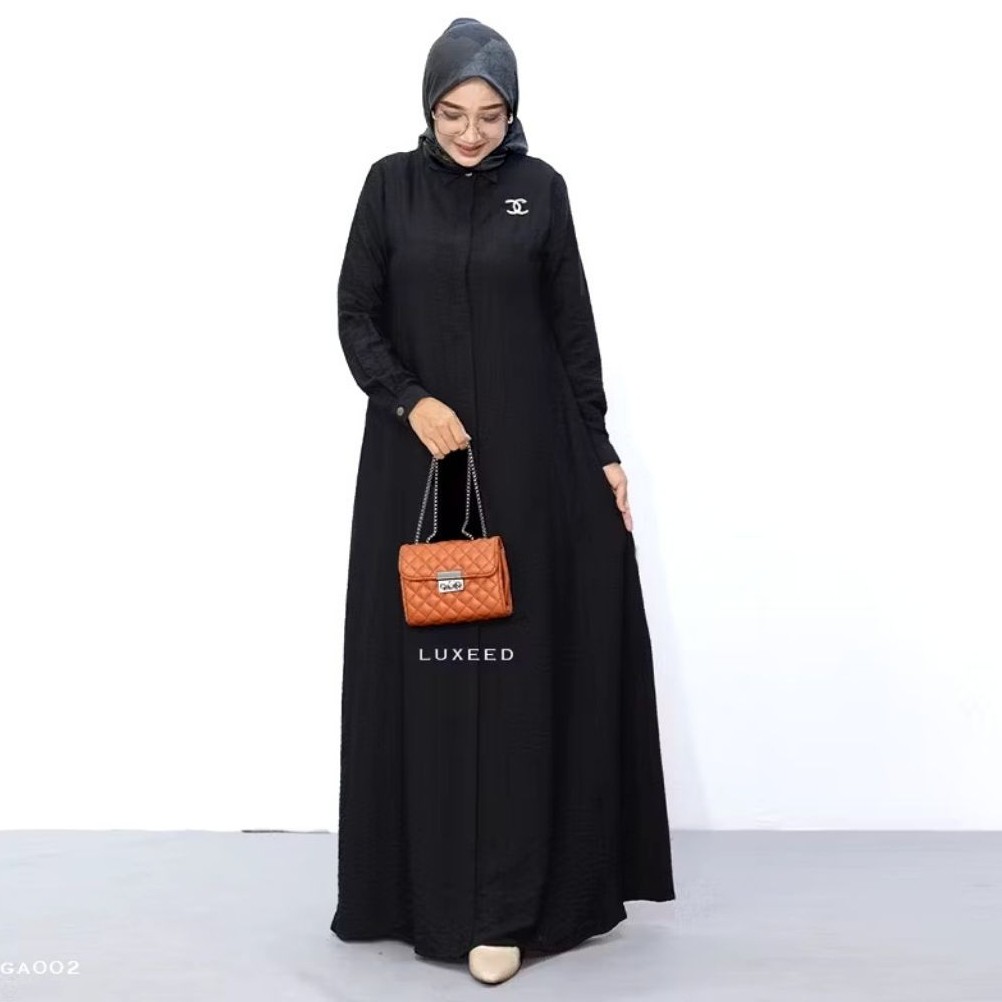 Gamis Polos Katun Linen