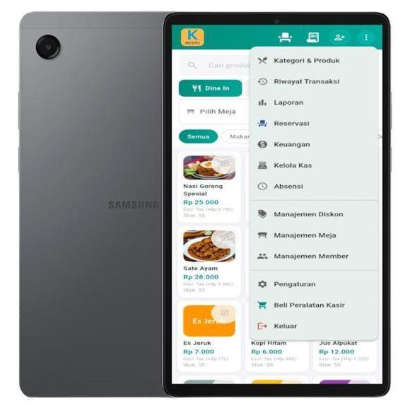 Casio- Mesin Kasir Android Tab Samsung