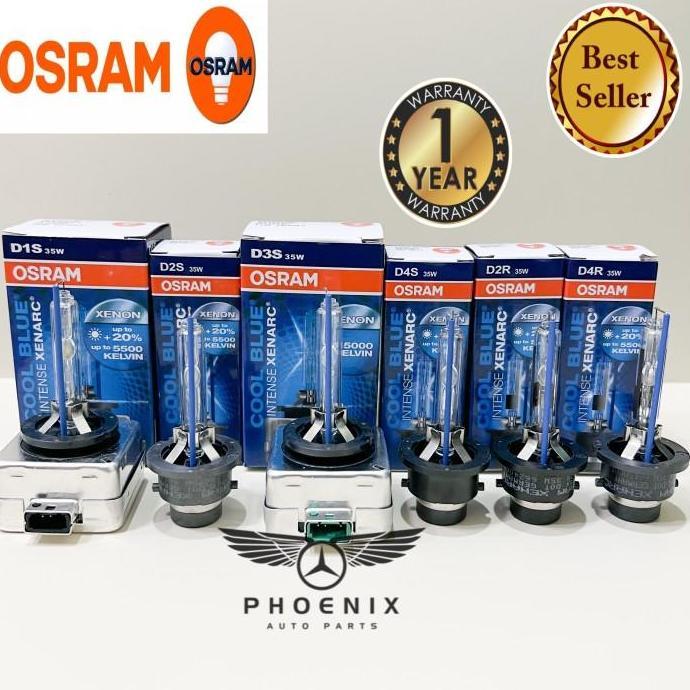 BOHLAMP LAMPU OSRAM COOLBLUE D1S D2S D3S D4S D2R D4R LAMPU UTAMA OSRAM READY
