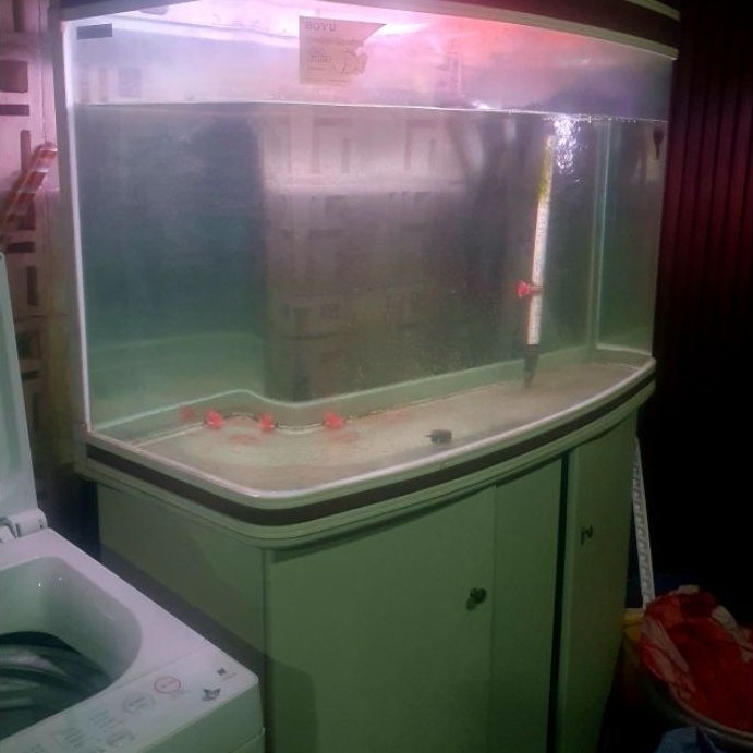 AQUARIUM KABINET BOYU HARGA BARUNYA 7JT AN KHUSUS JABODETABEK
