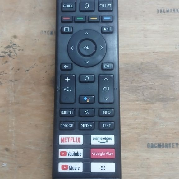 Remote Smart tv Hisense Second Original