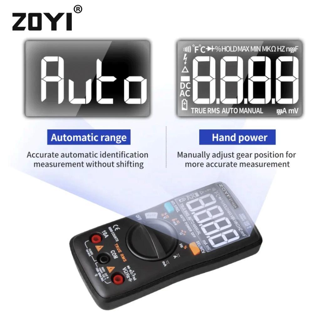 ZOYI ZT102A Upgrade Auto Multimeter Digital Avometer Multitester NCV Original Protect