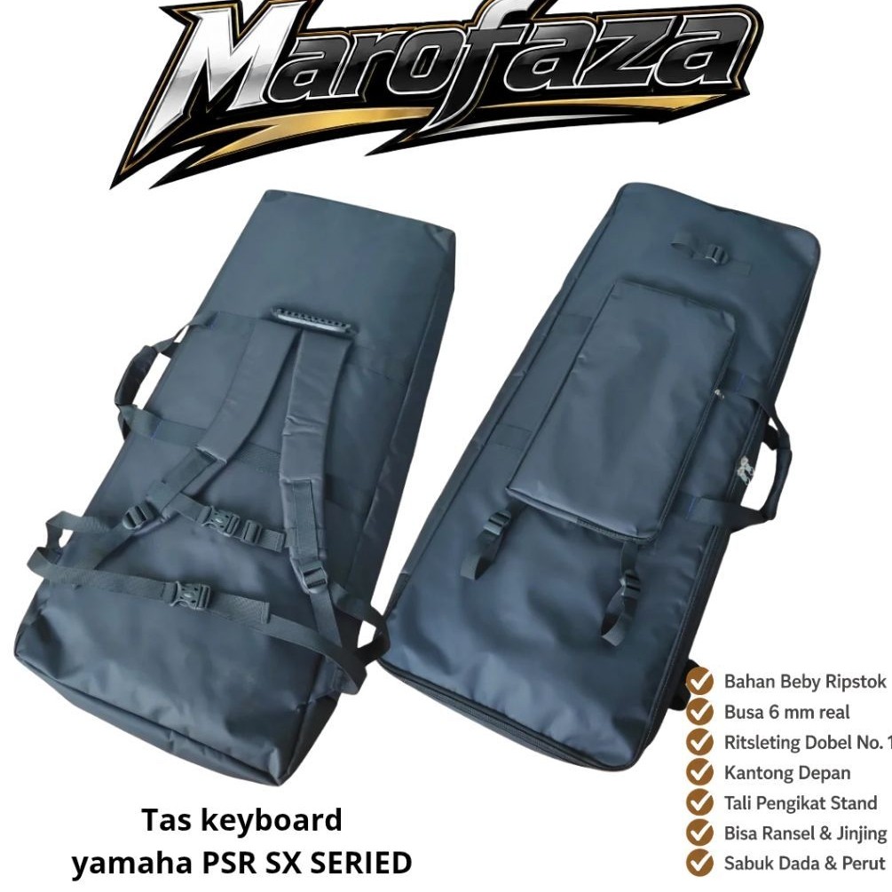 Tas Keyboard Yamaha PSR SX900 SX700 SX600 Gigbag Keyboard Softcase Keyboard Sarung Keyboard Bungkus 