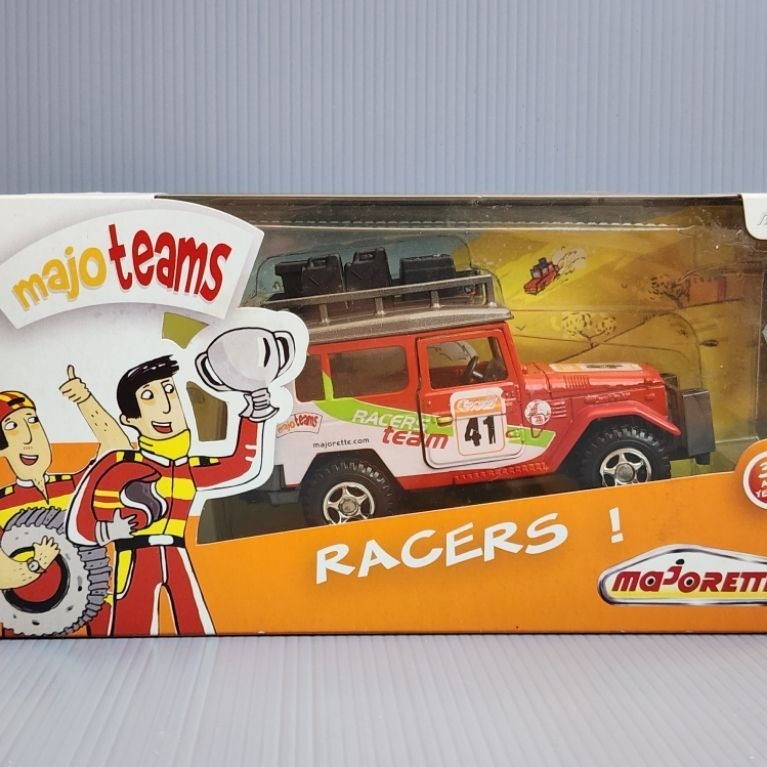 Majorette Racers Diecast 1/43 MAJO TEAMS TOYOTA FJ40V Kondisi Unsealed Baik Mulus Classic Cocok Untu