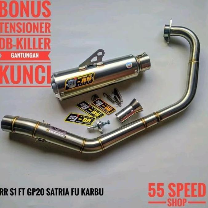 KNALPOT SJ88 GP20 SS FU KARBU