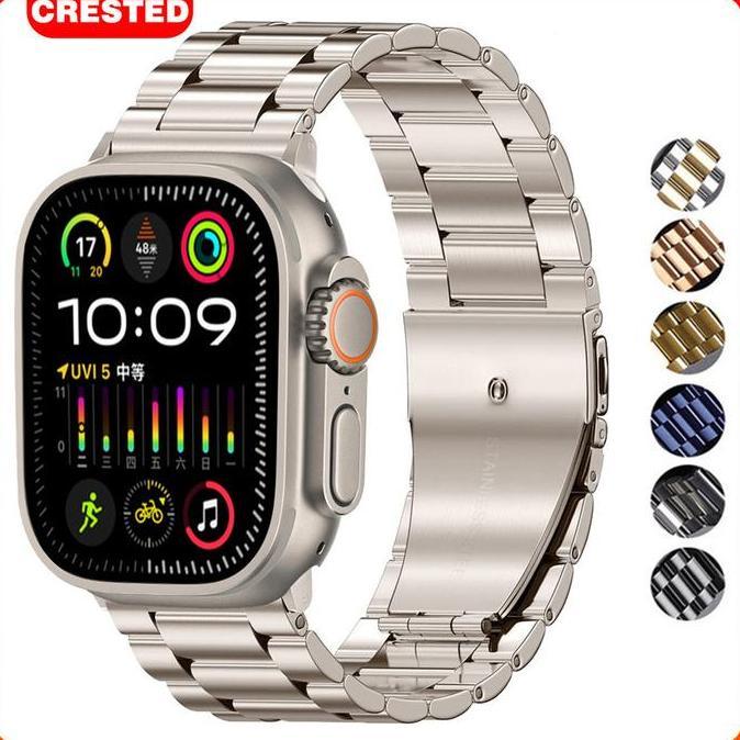 Onik_gshop91  - Tali Jam Tangan Strap Stainless Steel Untuk Apple Watch 49mm 45mm 41mm 38 40 42 44 M