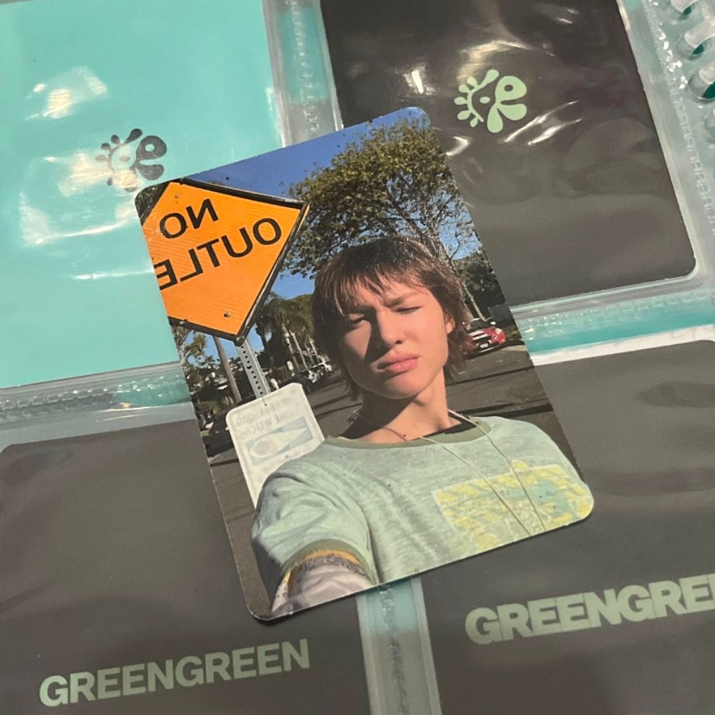 cortis official photocard martin scratch street greengreen