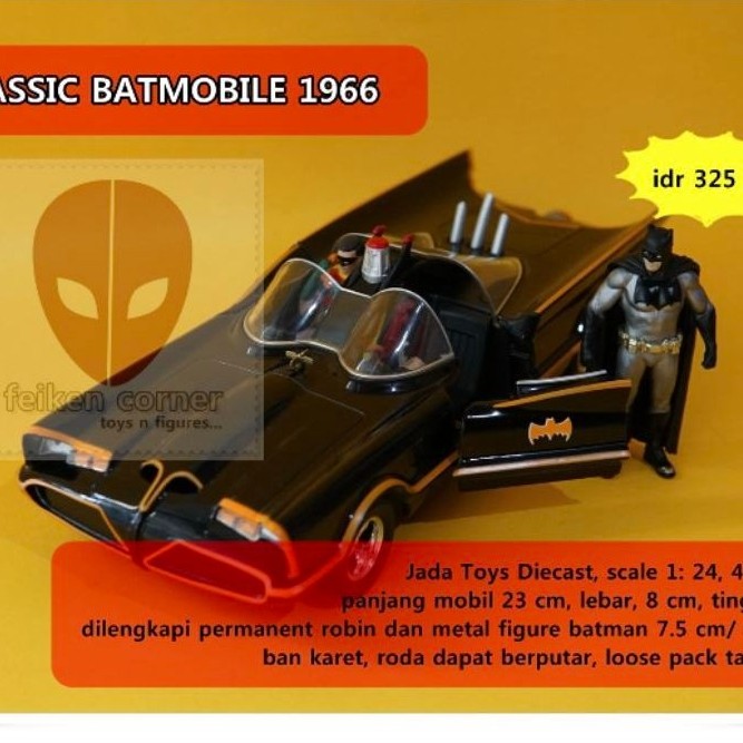 die cast BATMAN aneka jenis (jadatoys & eaglemoss)